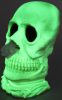 Zsebkendő adagoló sötétben világító koponya