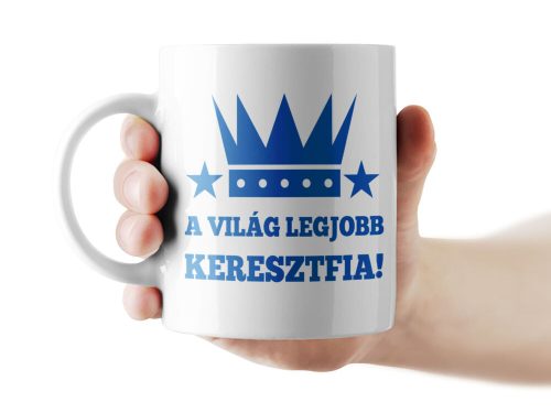 A Világ legjobb keresztfia bögre