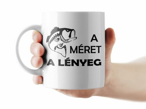 Méret a lényeg bögre