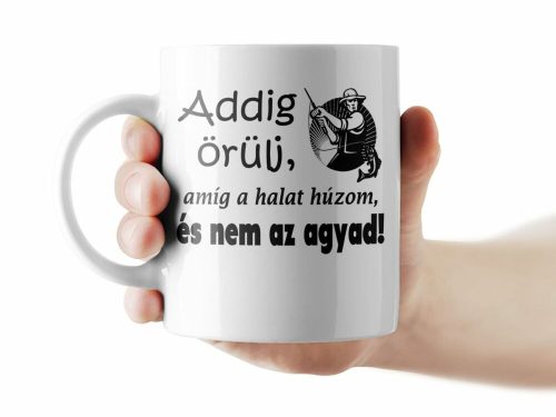 Húzom a halat pecás bögre