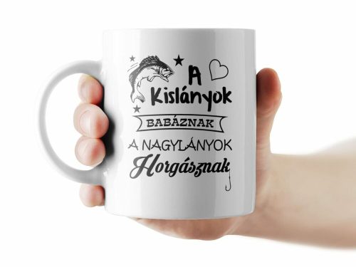 A nagylányok horgásznak bögre