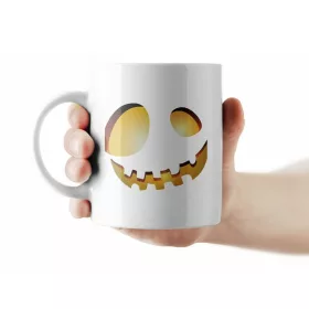 Töklámpás mintás Halloween bögre