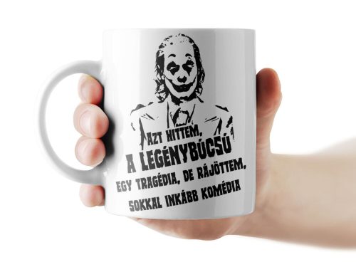 Joker legénybúcsú bögre