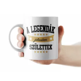 A legendák júliusban születtek bögre