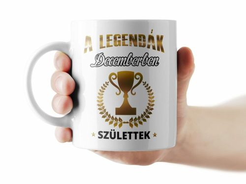 A legendák decemberben születtek II. bögre