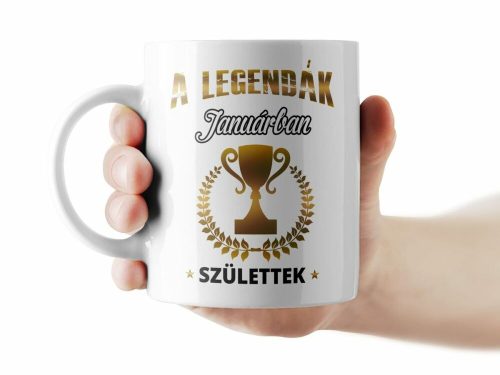 A legendák januárban születtek II. bögre