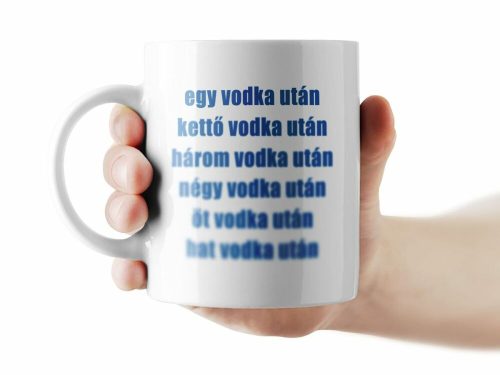 Egy vodka után bögre