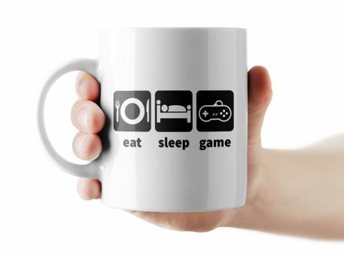 Eat Sleep Game bögre