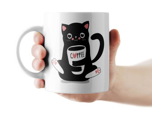 I Love Coffee And Cats bögre