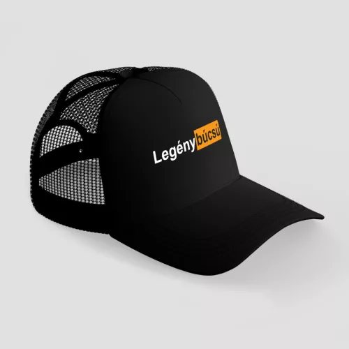 Legénybúcsú PornHub Baseball Sapka fekete