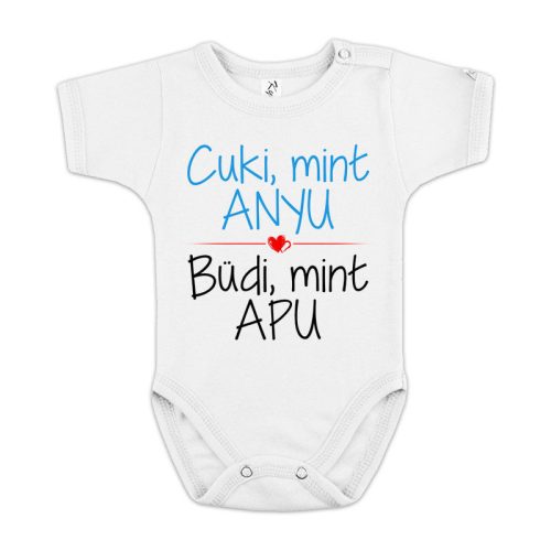 Cuki, mint anyu. Büdi, mint apu baba body