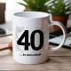40 ... és kicsi a pöcsöm születésnapi bögre