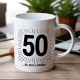 50 ... és kicsi a pöcsöm születésnapi bögre