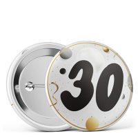 Kerek számos szülinapos kitűzők