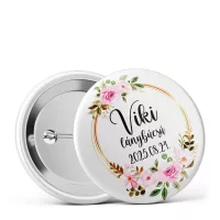 Egyedi lánybúcsú kitűző