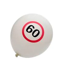 60-as számos gumi lufik