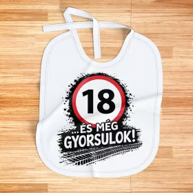 18 és még gyorsulok - 18. születésnapi előke