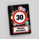 Emlékkönyv Szülinapra Sebességkorlátozó - 30-as