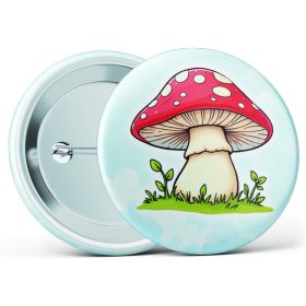 Gomba óvodai jel kitűző több méretben