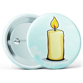 Gyertya óvodai jel kitűző több méretben