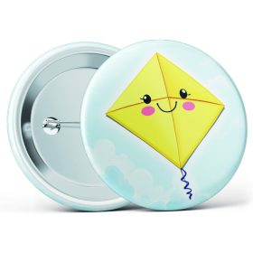 Papírsárkány óvodai jel kitűző több méretben