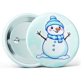 Hóember óvodai jel kitűző több méretben