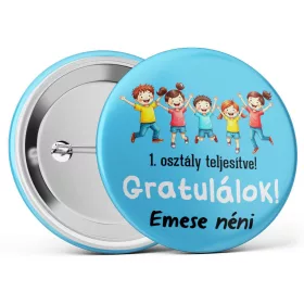 1. osztály teljesítve! Gratulálok! választható névvel 