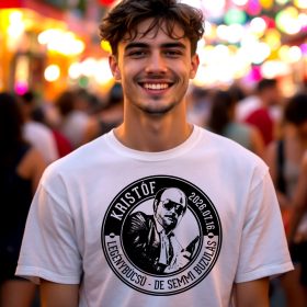   Semmi buzulás Legénybúcsús póló választható névvel és dátummal több színben