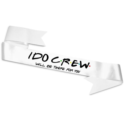 I do Crew lánybúcsú vállszalag fehér