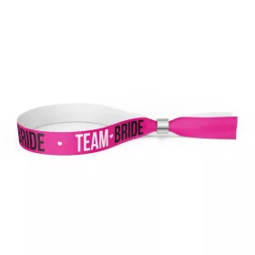 Lánybúcsús karszalag Rózsaszín Team Bride - 1db