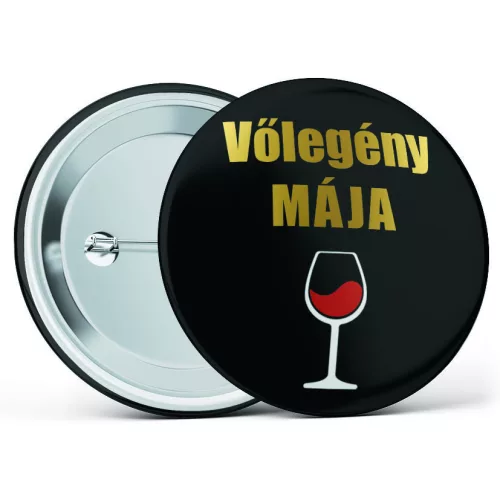 A vőlegény mája - kitűző legénybúcsúra