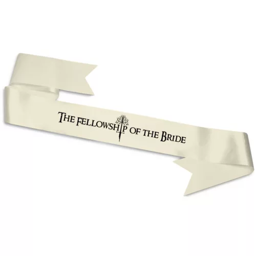 The Fellowship Of The Bride - lánybúcsú vállszalag