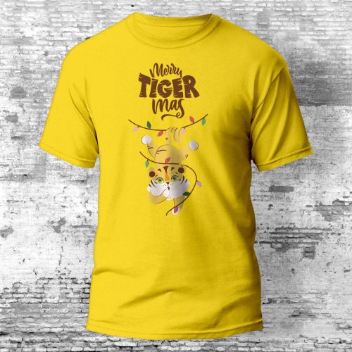 Merry Tigermas karácsonyi póló több színben