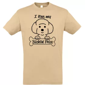 I love my bichon póló több színben