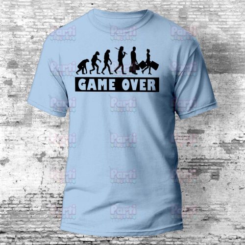 Game Over Evolúció V. legénybúcsú póló több színben