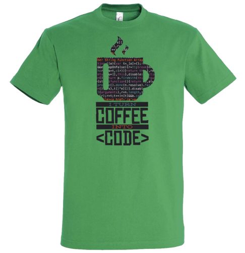 Coffee Code programozó póló több színben