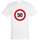 Sebességkorlátozó 50. születésnapi póló