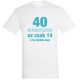 Betűkirakó 40. születésnapi póló