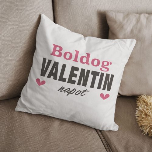 Boldog Valentin napot párna