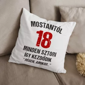 Régen amikor - 18. születésnapi párna