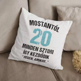 Régen amikor - 20. születésnapi párna