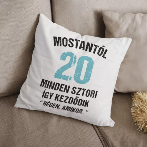 Régen amikor - 20. születésnapi párna