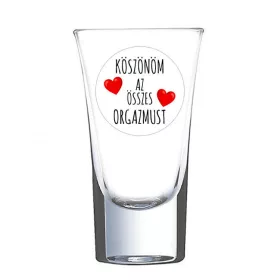   Köszönöm az összes orgazmust - feles pohár Valentin-napra