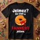 Én csak a fánkért jöttem - farsangi  póló több színben