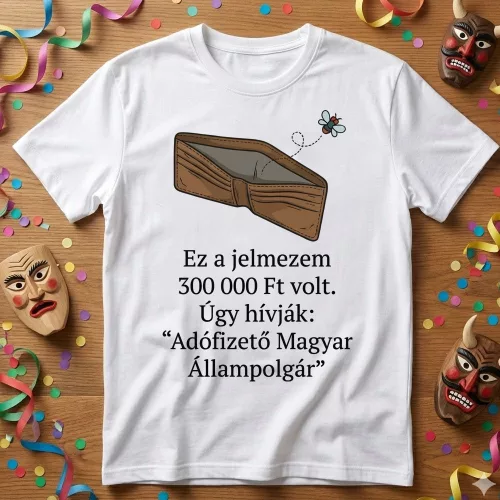 Adófizető Állampolgár - farsangi  póló több színben