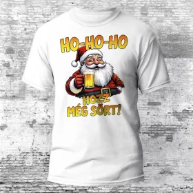 Ho-ho-ho Hozz még sört karácsonyi póló