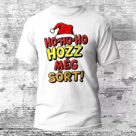Ho-ho-ho Hozz még sört karácsonyi póló