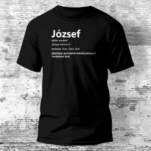 József - névnapi póló több színben