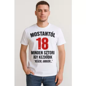 Régen amikor - 18. születésnapi póló