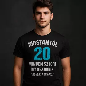 Régen amikor - 20. születésnapi póló
